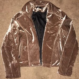 Velvet Bomber Jacket